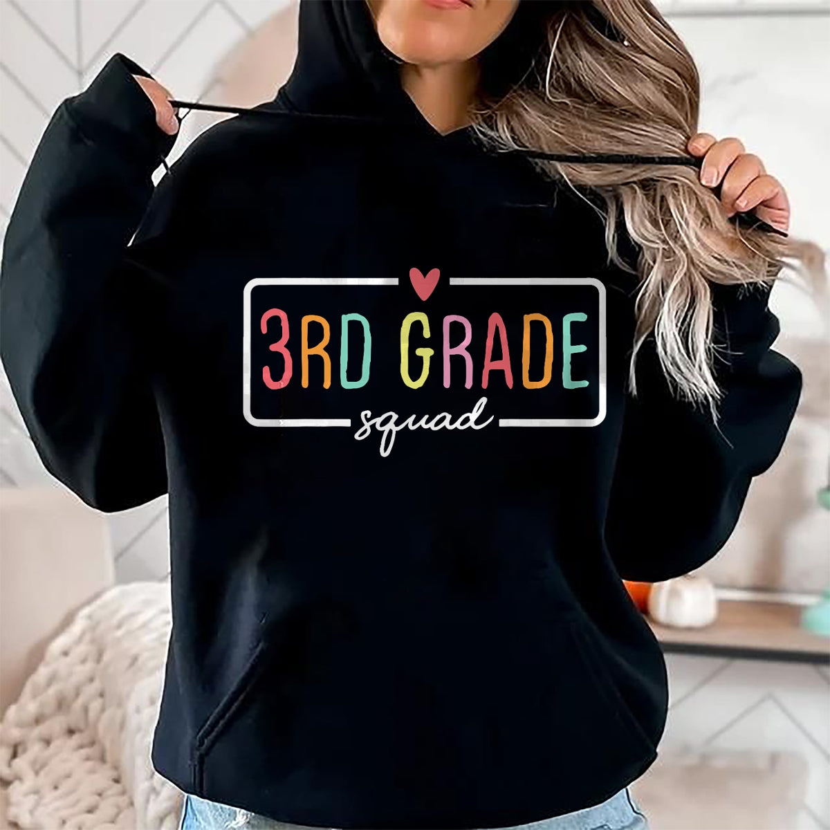 Best Teacher Shirt, Funny Teacher UnisexT-Shirt/Hoodie/Sweatshirt HLT00 - 3rd Grade Team Crew Third Grade Squad Back to School Teacher T-Shirt