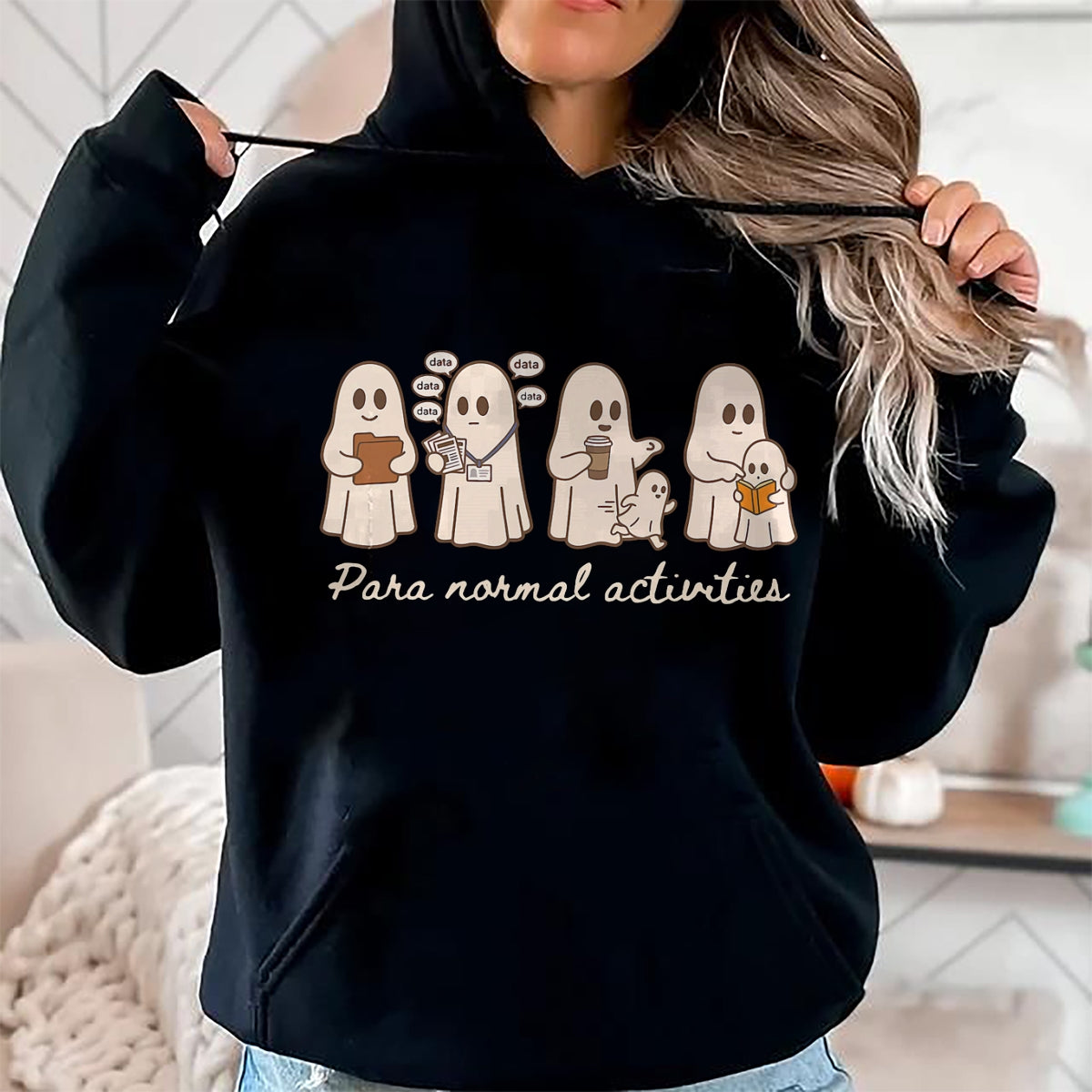 Best Teacher Shirt, Funny Teacher UnisexT-Shirt/Hoodie/Sweatshirt HLT00 - para Normal Activities SPED Teachers Ghost Fall Halloween T-Shirt (3)