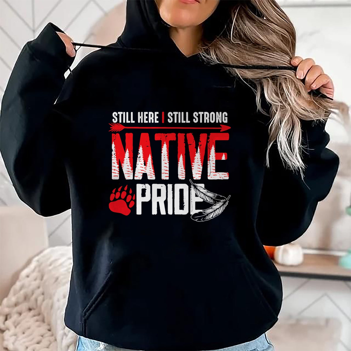 Native American T-Shirts, Vintage Native American Unisex T-Shirt/Hoodie/Sweatshirt HLT00 - Native American Heritage Indigenous Pride Native American T-Shirt (1)