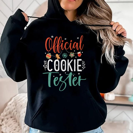 Official Cookie Tester Funny Christmas Couples Matching T-Shirt - Christmas Unisex T-Shirt/Hoodie/Sweatshirt - HNDS00