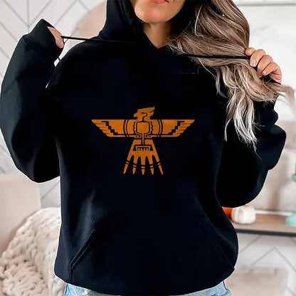 Native American T-Shirts, Vintage Native American Unisex T-Shirt/Hoodie/Sweatshirt HLT00 - Native American Thunderbird Funny Tribal Art Gift Men Women T-Shirt (1)