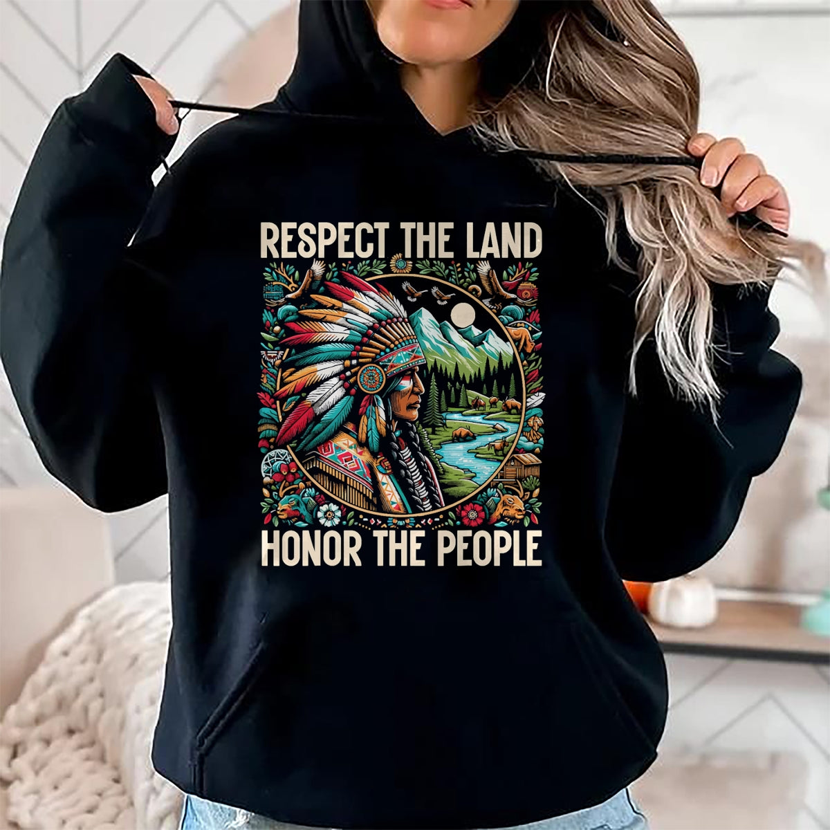 Native American T-Shirts, Vintage Native American Unisex T-Shirt/Hoodie/Sweatshirt HLT00 - Native American Indian Cherokee Apache Tribe Indigenous T-Shirt (2)