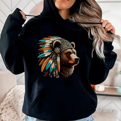Native American T-Shirts, Vintage Native American Unisex T-Shirt/Hoodie/Sweatshirt HLT00 - Retro Native American Indian Chief Men Women Sitting Bull T-Shirt (1)