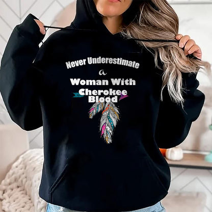 Native American T-Shirts, Vintage Native American Unisex T-Shirt/Hoodie/Sweatshirt HLT00 - American Flag - Cherokee Native American T-Shirt (1)