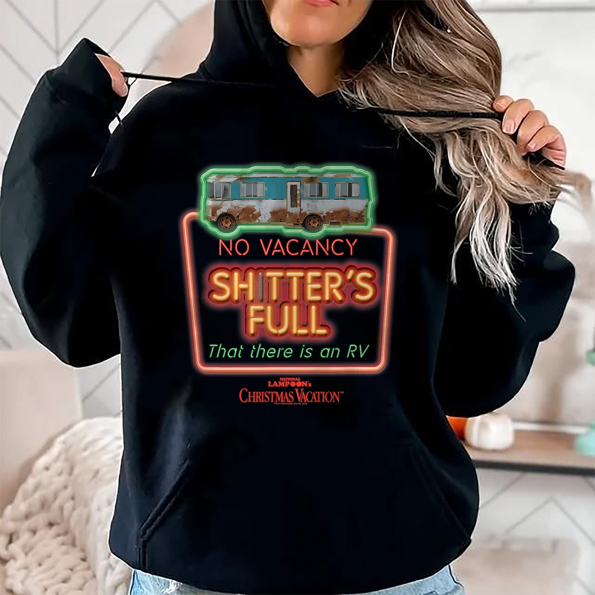 Christmas Vacation No Vacancy Shtter's Full Christmas T-Shirt - Christmas Unisex T-Shirt/Hoodie/Sweatshirt - HNDS00