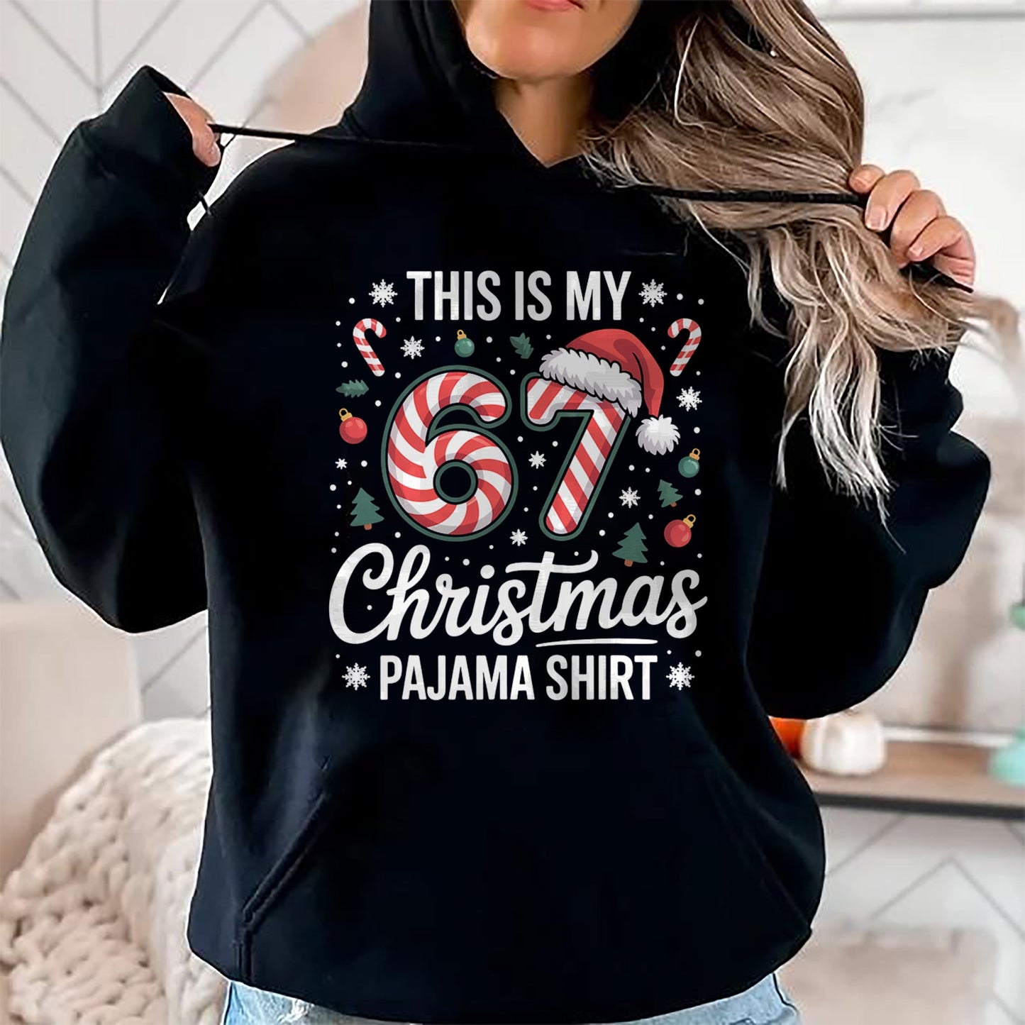 This My 67 Christmas Pajama 67 Meme Gen Alpha Boys Girls T-Shirt - Christmas Unisex T-Shirt/Hoodie/Sweatshirt - HNDS00