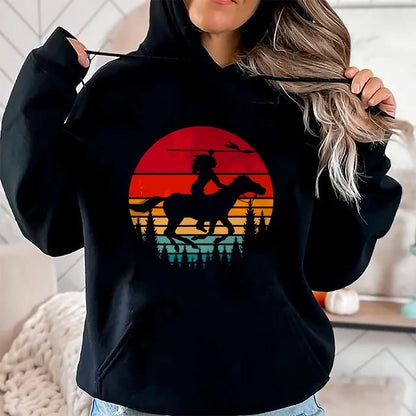 Native American T-Shirts, Vintage Native American Unisex T-Shirt/Hoodie/Sweatshirt HLT00 - Retro Native American Bear Artwork Native American Heritage T-Shirt (1)