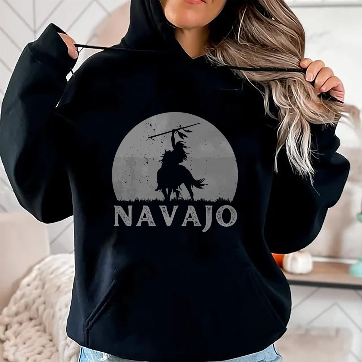 Native American T-Shirts, Vintage Native American Unisex T-Shirt/Hoodie/Sweatshirt HLT00 - Navajo Tribe Indigenous People's Day Native American Indian T-Shirt (1)