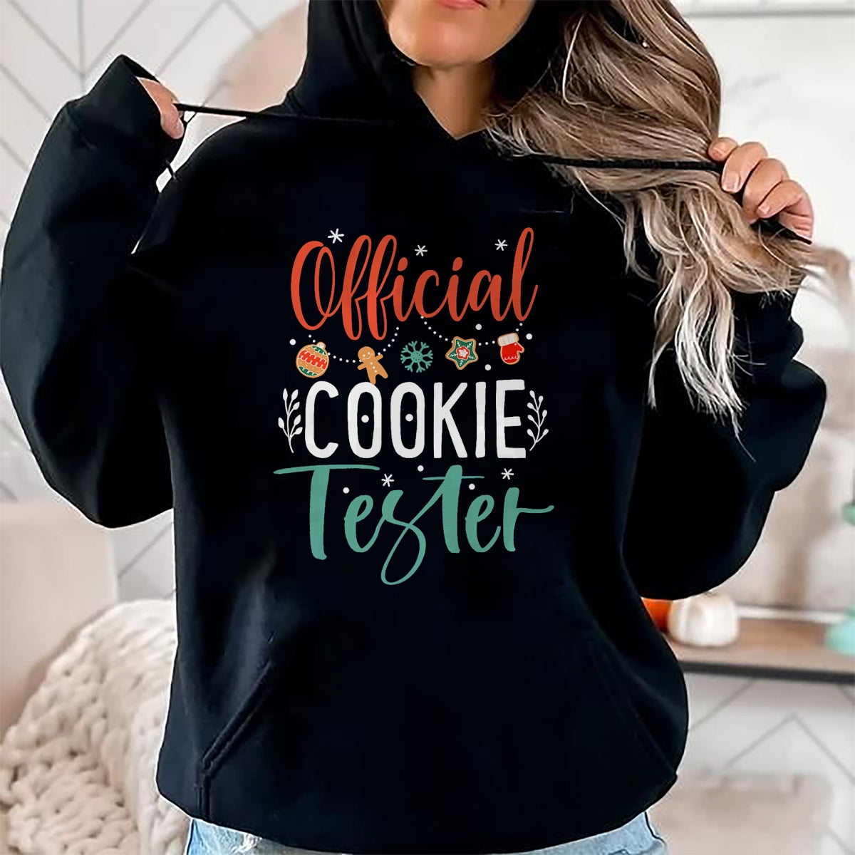 Official Cookie Tester Funny Christmas Couples Matching T-Shirt - Christmas Unisex T-Shirt/Hoodie/Sweatshirt - HNDS00