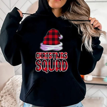 Christmas Squad Family Group Matching Christmas Party Pajama T-Shirt - Christmas Unisex T-Shirt/Hoodie/Sweatshirt - HNDS00