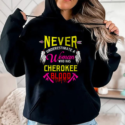 Native American T-Shirts, Vintage Native American Unisex T-Shirt/Hoodie/Sweatshirt HLT00 - Native American Cherokee Indigenous Peoples Day T-Shirt (1)