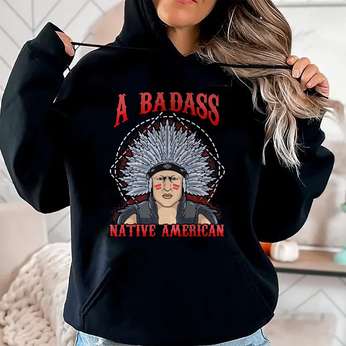Native American T-Shirts, Vintage Native American Unisex T-Shirt/Hoodie/Sweatshirt HLT00 - I Have Two Titles - Mom and Grandma - Native American T-Shirt