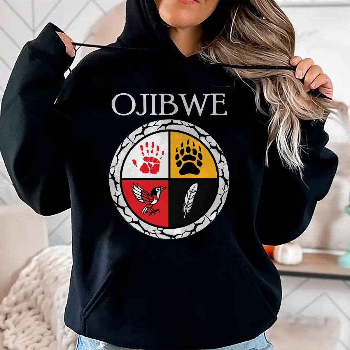 Native American T-Shirts, Vintage Native American Unisex T-Shirt/Hoodie/Sweatshirt HLT00 - Oneida Tribe Native American Indian Pride Respect Darker T-Shirt