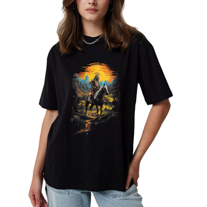 Native American T-Shirts, Vintage Native American Unisex T-Shirt/Hoodie/Sweatshirt HLT00 - Native American Heritage Chief T-Shirt (4)