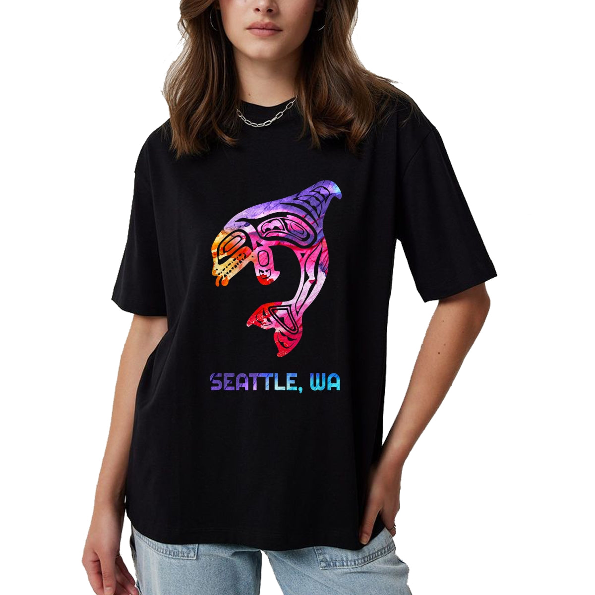 Native American T-Shirts, Vintage Native American Unisex T-Shirt/Hoodie/Sweatshirt HLT00 - Seneca Native American Indian Woman Never Underestimate T-Shirt
