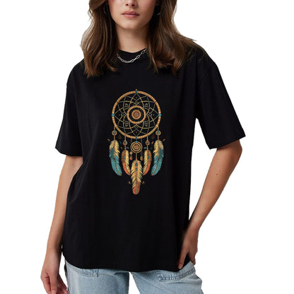 Native American T-Shirts, Vintage Native American Unisex T-Shirt/Hoodie/Sweatshirt HLT00 - Dream Catcher Native American Tribal T-Shirt