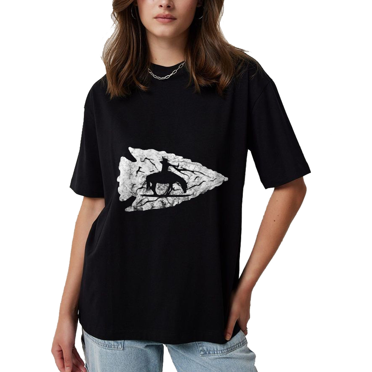 Native American T-Shirts, Vintage Native American Unisex T-Shirt/Hoodie/Sweatshirt HLT00 - American Flag - Arrowhead Hunting Native American Relic Hunter Arrowhead T-Shirt