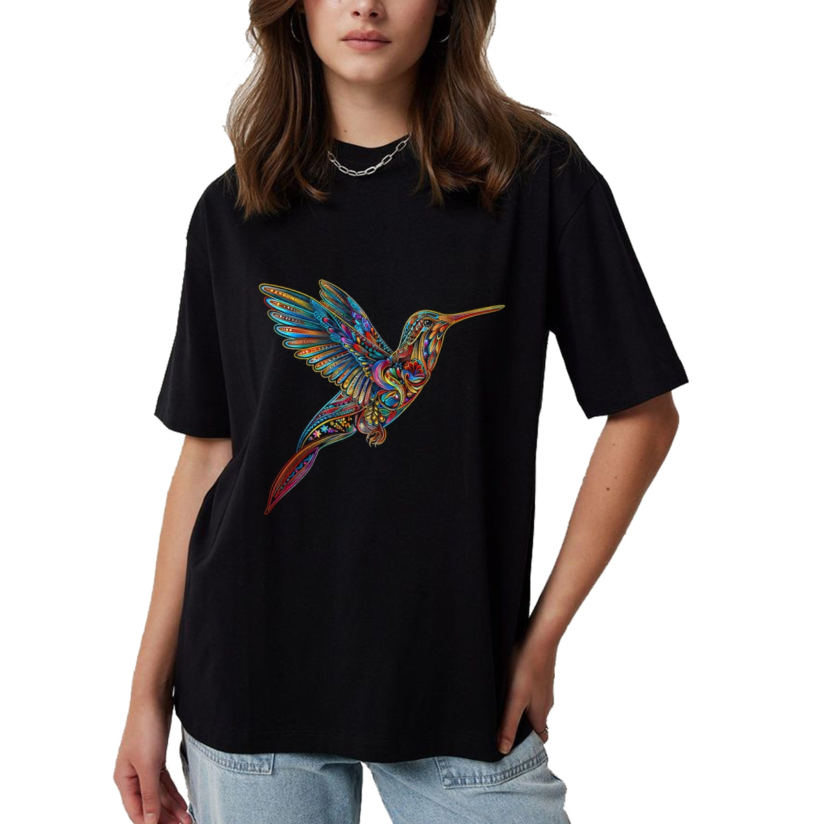 Native American T-Shirts, Vintage Native American Unisex T-Shirt/Hoodie/Sweatshirt HLT00 - Hummingbird Native American Tribal Arts Indian Indigenous T-Shirt (1)