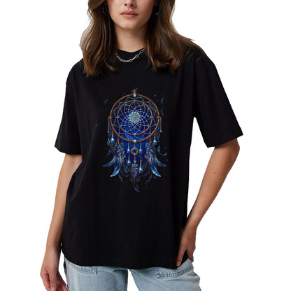 Native American T-Shirts, Vintage Native American Unisex T-Shirt/Hoodie/Sweatshirt HLT00 - Native American Dreamcatcher Indian Design T-Shirt (1)