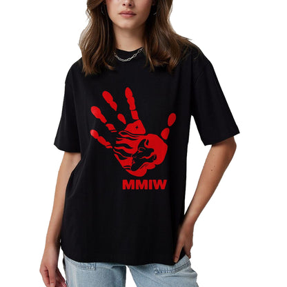 Native American T-Shirts, Vintage Native American Unisex T-Shirt/Hoodie/Sweatshirt HLT00 - MMIW Red Hand Indigenous Native American MMIW Awareness T-Shirt (1)