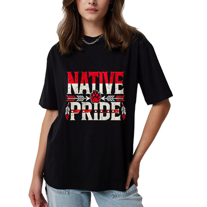 Native American T-Shirts, Vintage Native American Unisex T-Shirt/Hoodie/Sweatshirt HLT00 - Retro We Should Have Built A Wall Native American Heritage T-Shirt (1)
