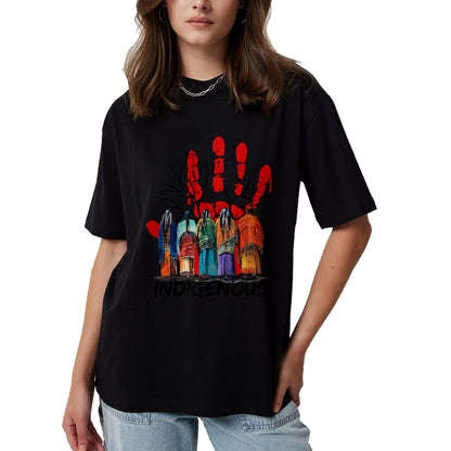 Native American T-Shirts, Vintage Native American Unisex T-Shirt/Hoodie/Sweatshirt HLT00 - Native American Indigenous People Stop MMIW T-Shirt