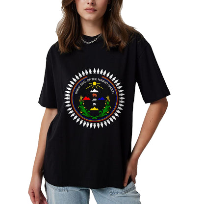 Native American T-Shirts, Vintage Native American Unisex T-Shirt/Hoodie/Sweatshirt HLT00 - Navajo Flag Native American Mens Womens Kids T-Shirt (1)