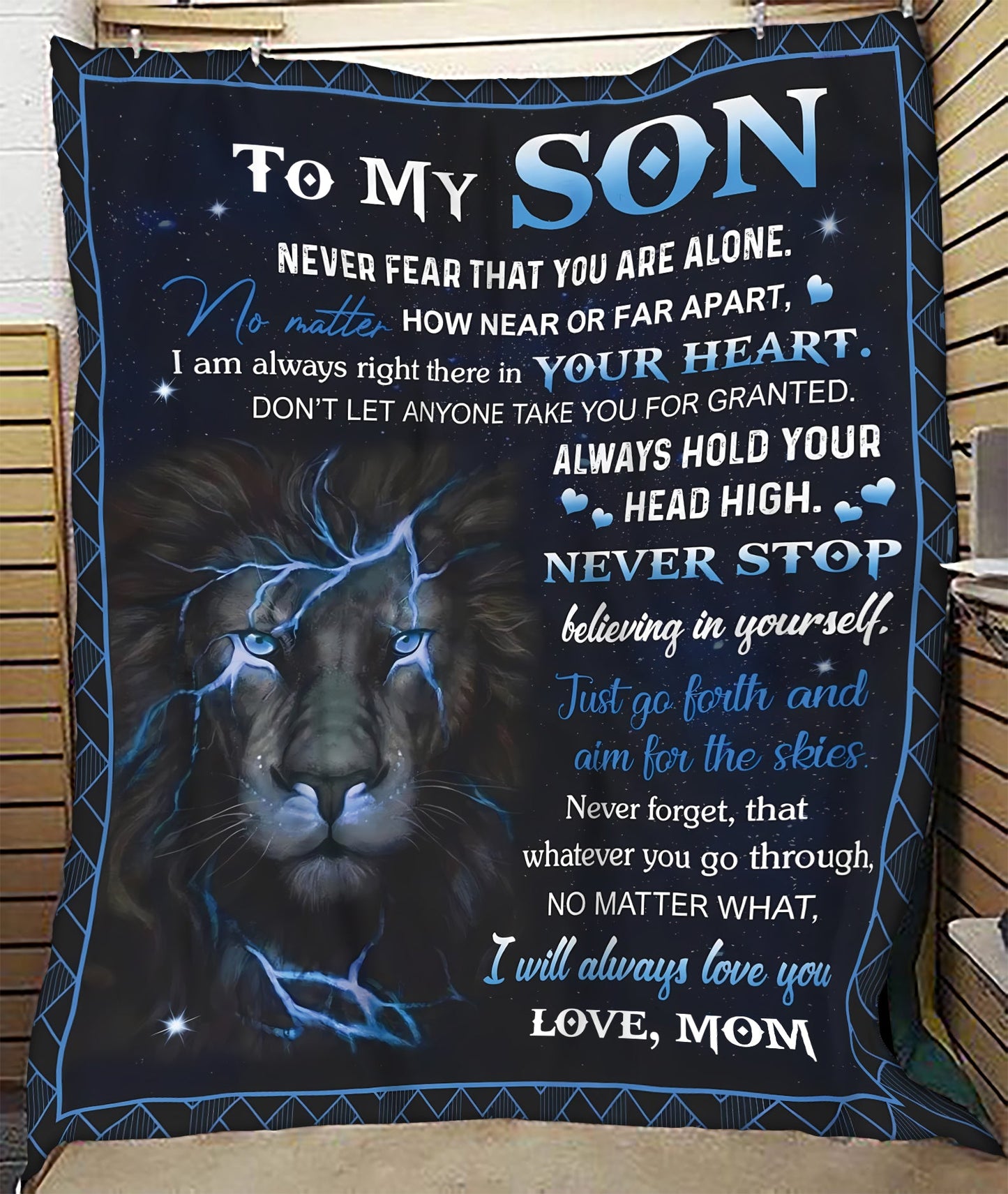 The Perfect Gift For Your Son Blanket - From Mom (SKUB09-138)
