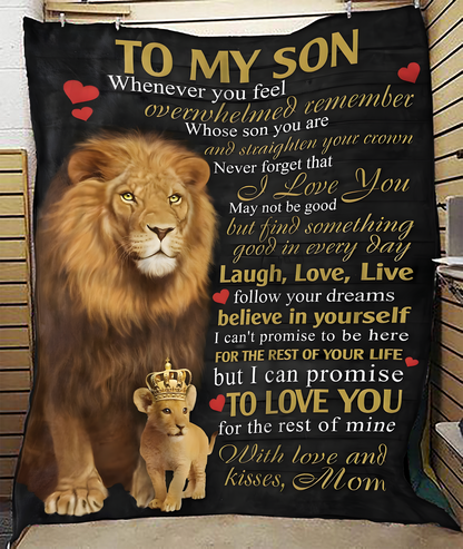 Special Gift For Your Son Blanket - From Mom (SKUB11-74)