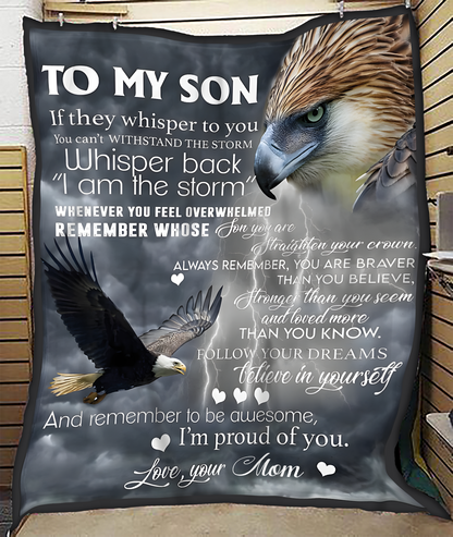 Special Gift for Your Son - From Mom Blanket (SKUB11-159)