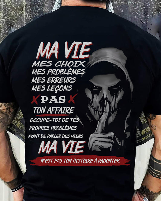 MA VIE – T-shirt pour homme – DONN00 (SKU12-247)