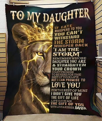 Special Gift For Your Daughter Blanket - From Mom (SKUB12-304)