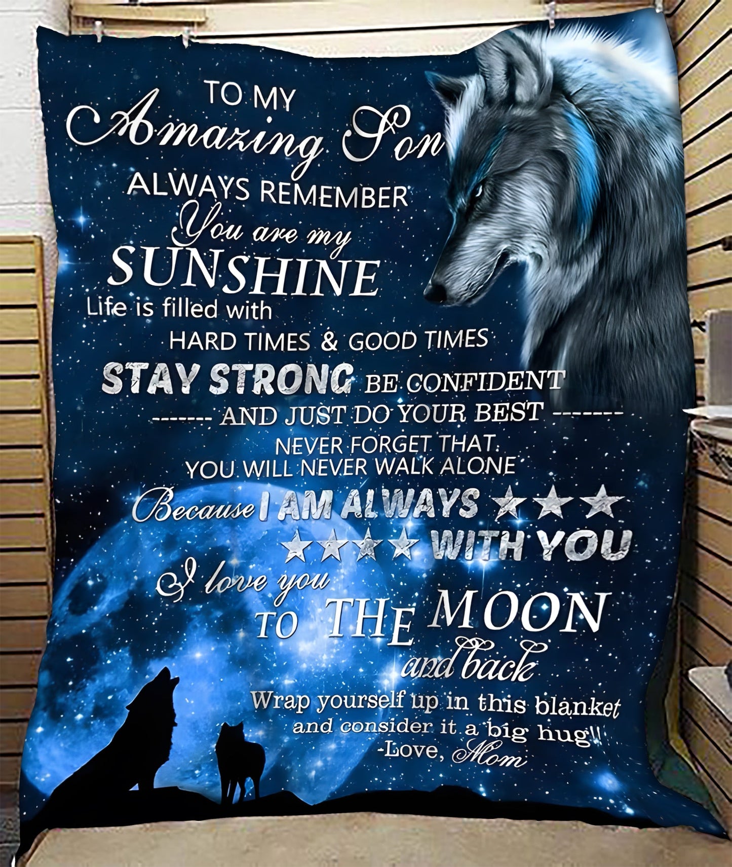 Special Gift For Your Son Blanket - From Mom (SKUB12-182)