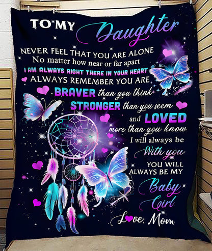 Special Gift For Your Daughter Blanket - From Mom (SKUB12-181)