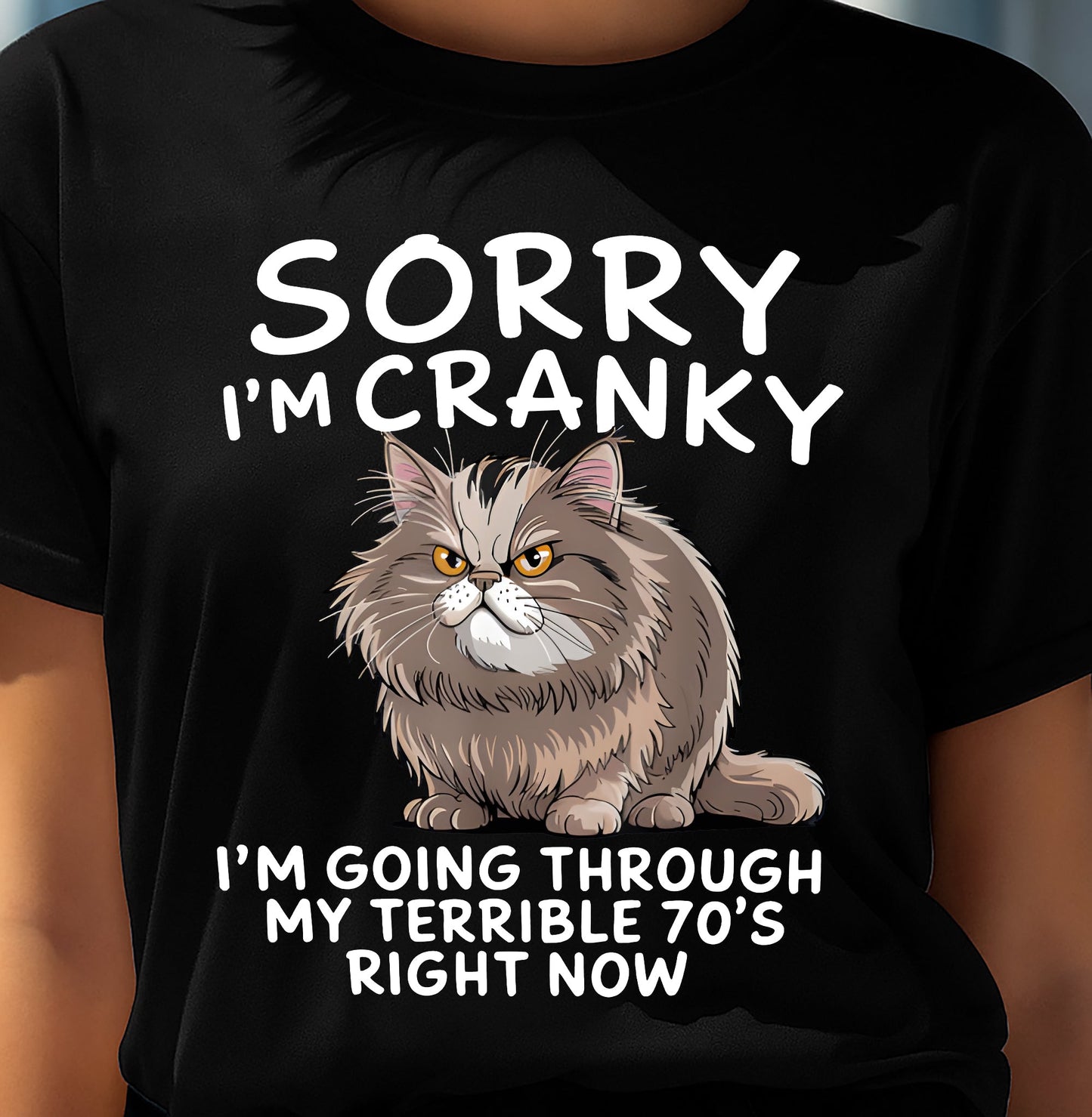 SORRY I AM CRANKY - BIRTHDAY SHIRT FOR WOMEN - EBIL00 (SKU12-248)