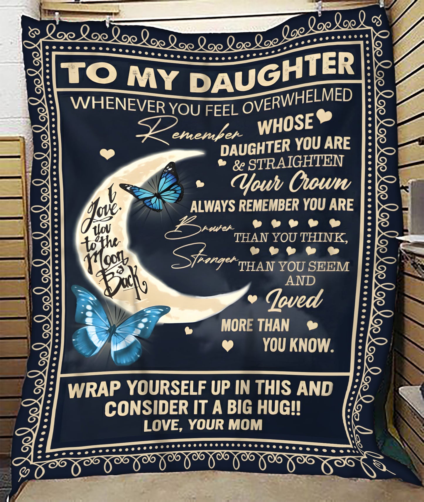 Special Gift For Your Daughter Blanket - From Mom (SKUB12-259)