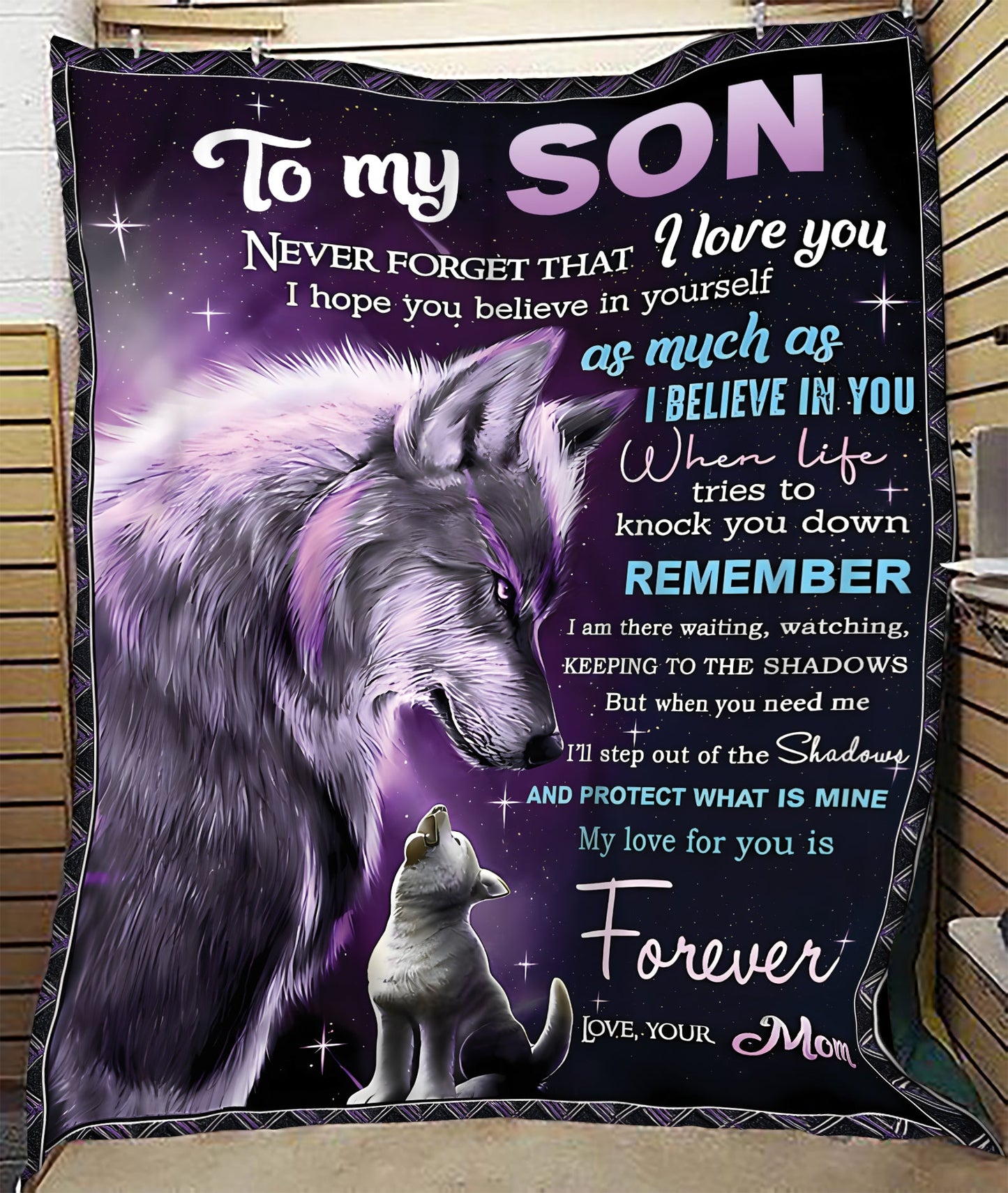 Special Gift For Your Son Blanket - From Mom (SKUB11-57) FULL