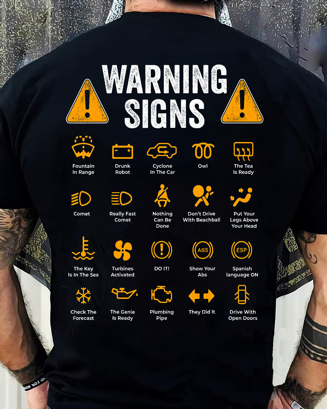 Warning Signs - Gift For Mechanic - DONN (SKUM08-D00)