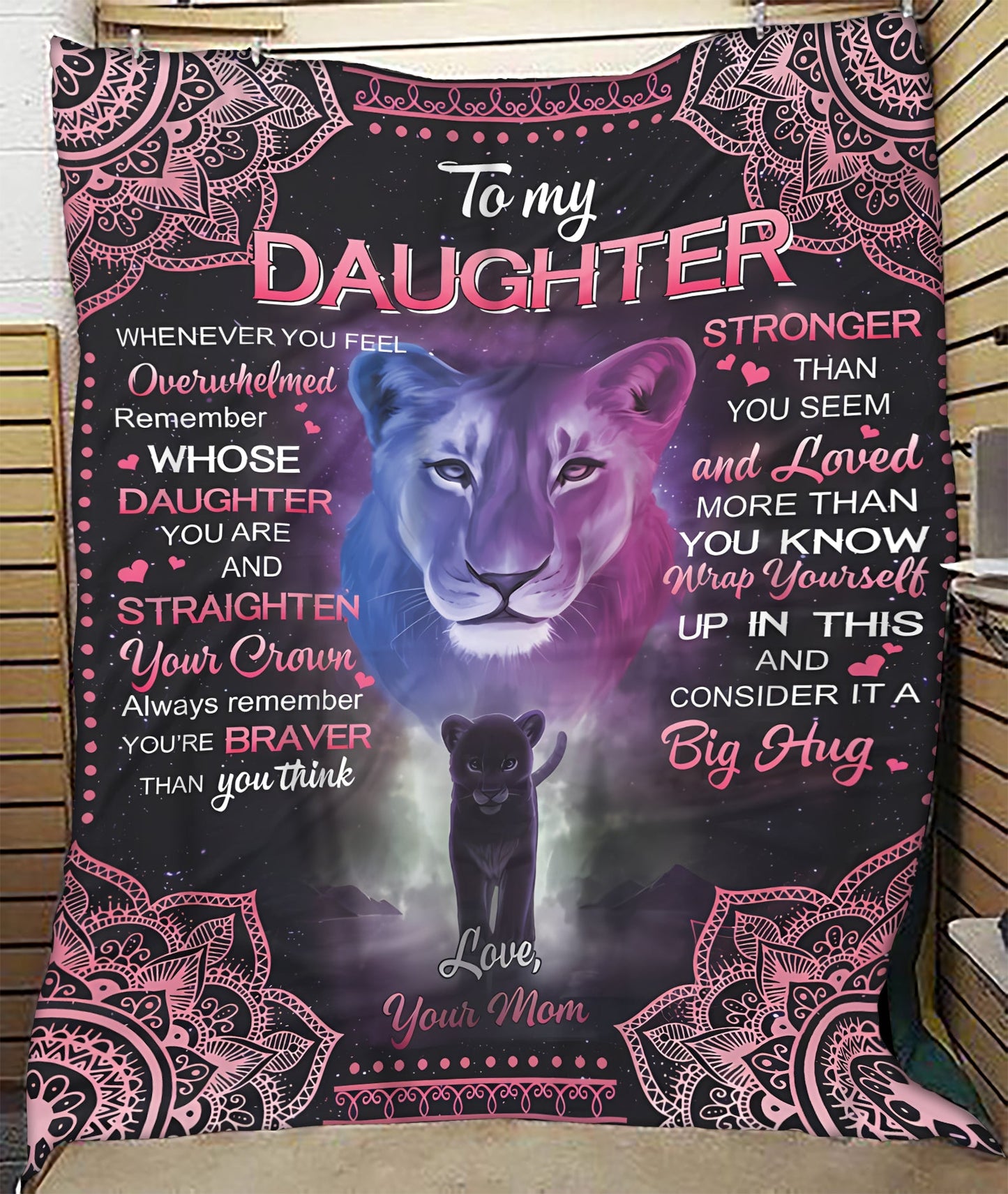 Special Gift For Your Daughter Blanket - From Mom (SKUB11-04) FULL