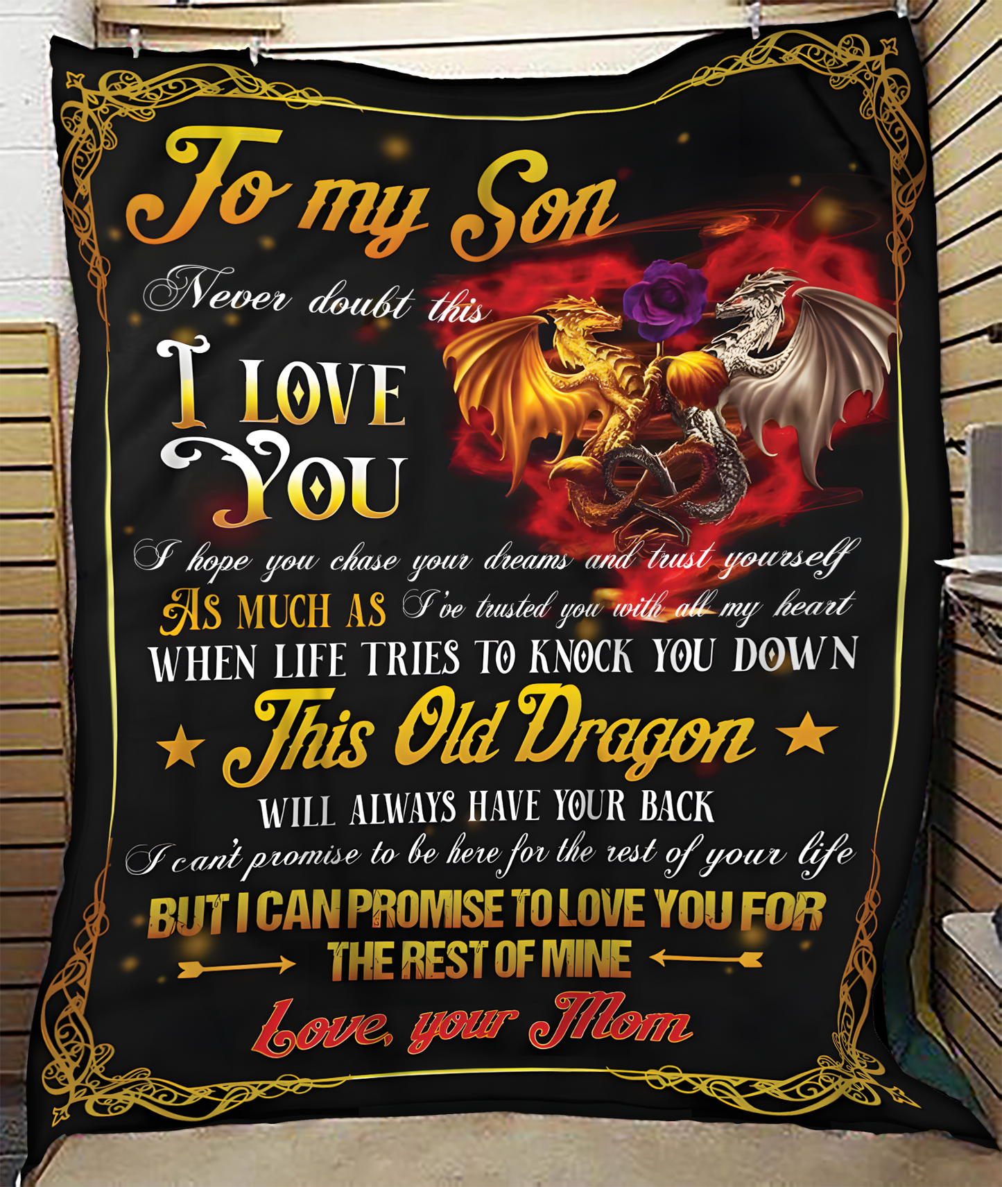 Special Gift for Your Son - From Mom Blanket (SKUB11-85)