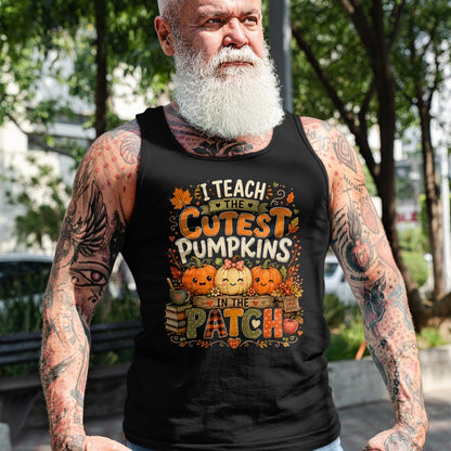 Best Teacher Shirt, Funny Teacher UnisexT-Shirt/Hoodie/Sweatshirt HLT00 - I Teach the Cutest Pumpkins in the Patch Teacher Fall T-Shirt