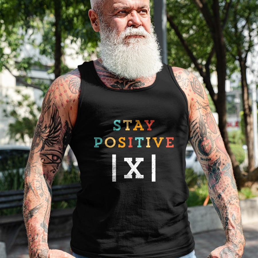 Best Teacher Shirt, Funny Teacher UnisexT-Shirt/Hoodie/Sweatshirt HLT00 - Stay Positive Funny Math Teacher Student School T-Shirt