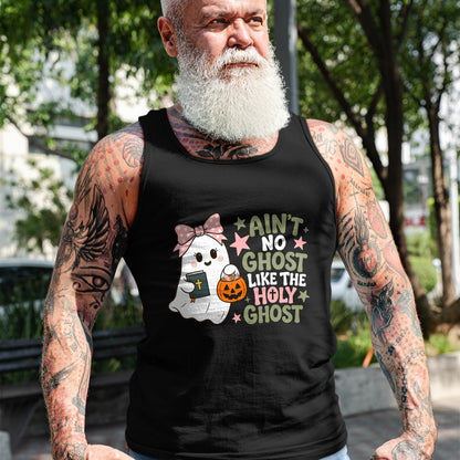 Best Teacher Shirt, Funny Teacher UnisexT-Shirt/Hoodie/Sweatshirt HLT00 - Ain't No Ghost Like The Holy Ghost Spooky Teacher Halloween T-Shirt