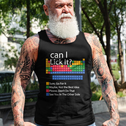 Best Teacher Shirt, Funny Teacher UnisexT-Shirt/Hoodie/Sweatshirt HLT00 - Can I Lick It Periodic Table Funny Chemistry Science Teacher T-Shirt