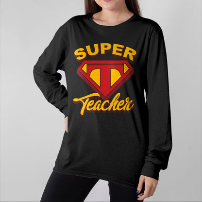 Best Teacher Shirt, Funny Teacher UnisexT-Shirt/Hoodie/Sweatshirt HLT00 - Superteacher Superhero Funny Teacher T-Shirt