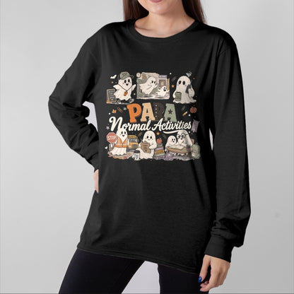 Best Teacher Shirt, Funny Teacher UnisexT-Shirt/Hoodie/Sweatshirt HLT00 - para Normal Activities SPED Teachers Ghost Fall Halloween T-Shirt (6)