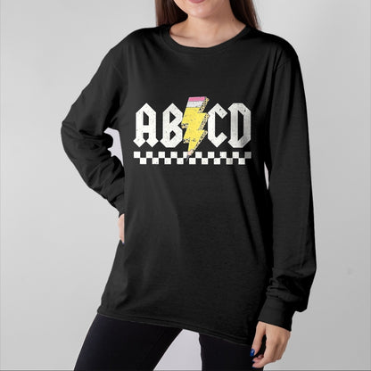 Best Teacher Shirt, Funny Teacher UnisexT-Shirt/Hoodie/Sweatshirt HLT00 - ABCD Teacher T-Shirt