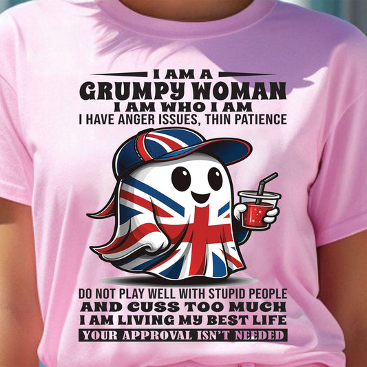 I Am A Grumpy Woman - T Shirt For Woman - DONN (SKU09-82)