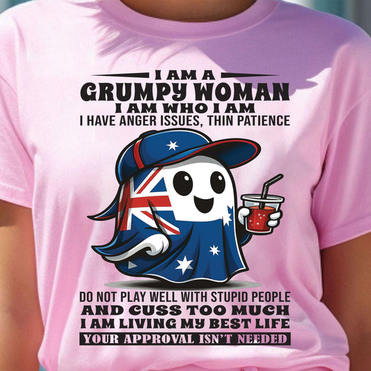 I Am A Grumpy Woman - T Shirt For Woman - DONN (SKU09-83)