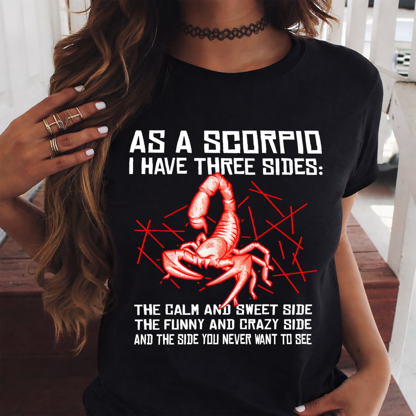 As A Scorpio - T-Shirt For Woman - DONN (SKU2602-204)